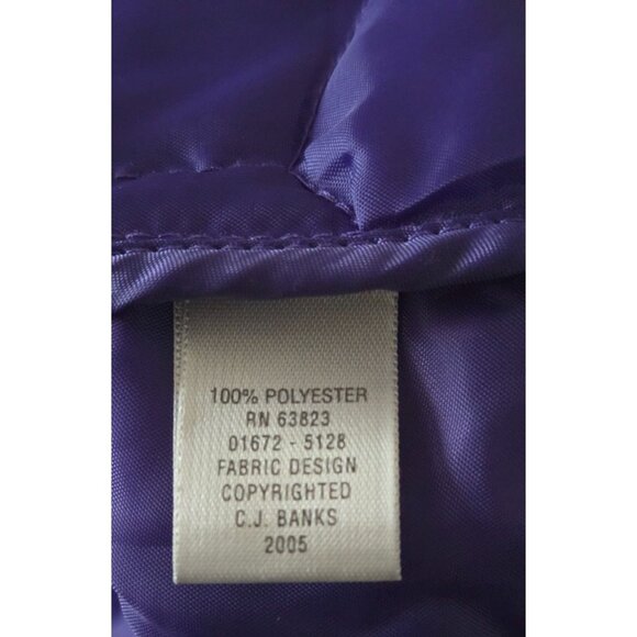 Christopher & Banks Women’s purple Quilted Vest full zip size 3X - Picture 7 of 7